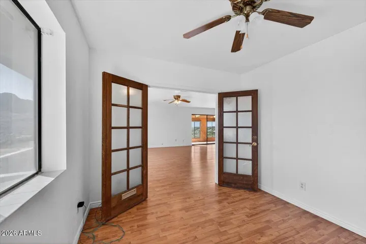 French doors in office