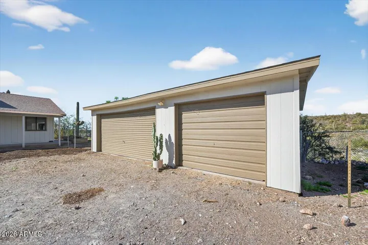 Detached oversized garage/workshop