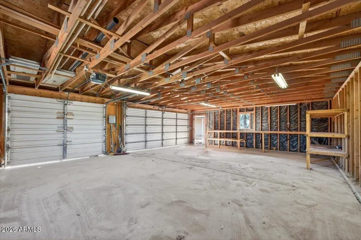 HUGE garage/workshop.