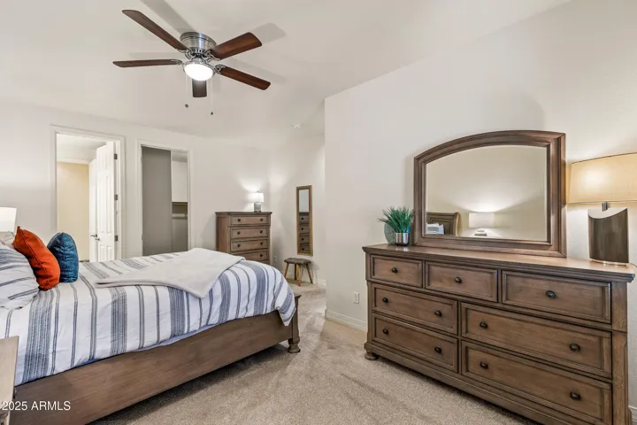 One primary suite on main level & one upstairs