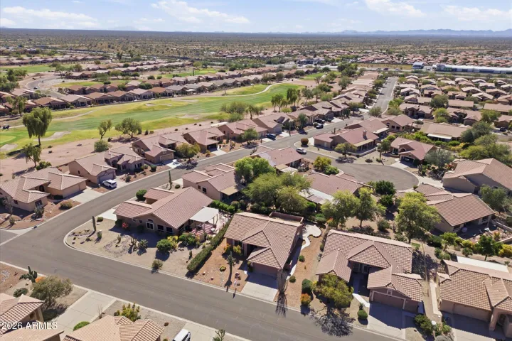 Bird’s-eye view of the property within MountainBrook Village.