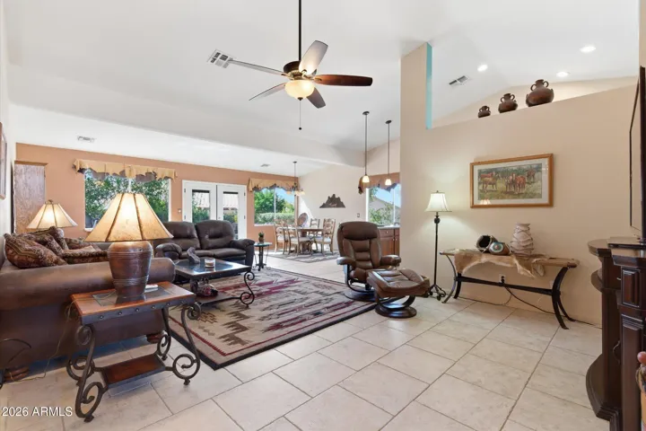 Expansive layout offering flexibility for seating arrangements.