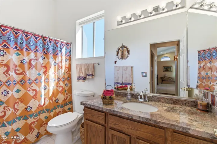 Full guest bath conveniently located for visitors.