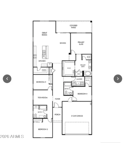 Meritage Home - Lark Floor Plan