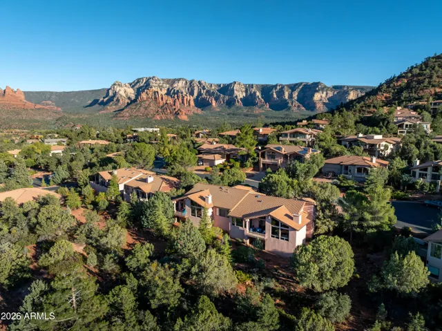aerial of home