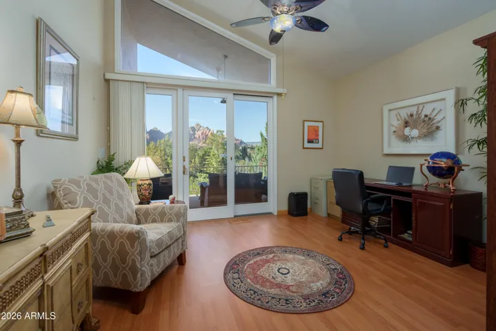 Den or 3rd bedroom leads out to the back patio