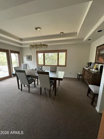 dining area in clubhouse
