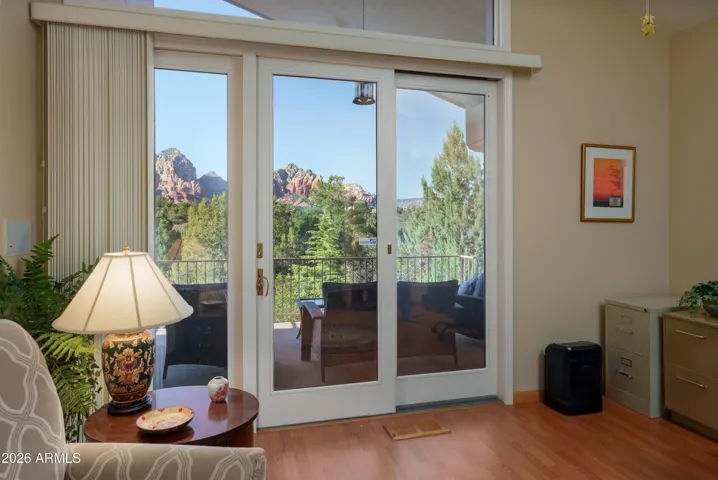 Den or 3rd bedroom has amazing red rock views!