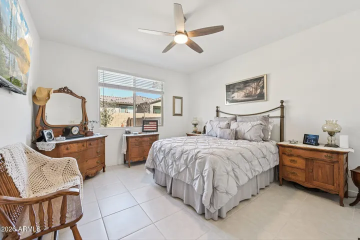 The master bedroom.