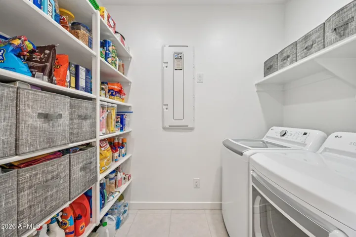 The pantry / laundry room.