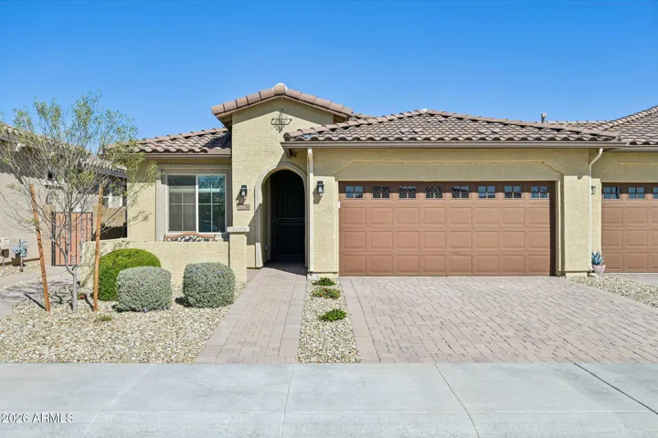 The front of the home.
