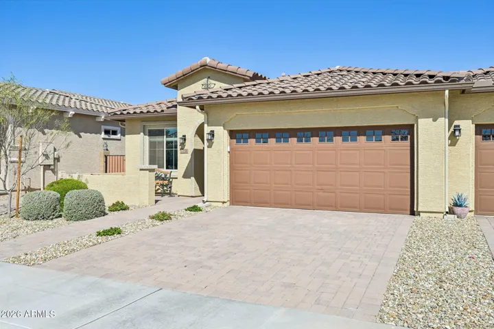 The front of the home.
