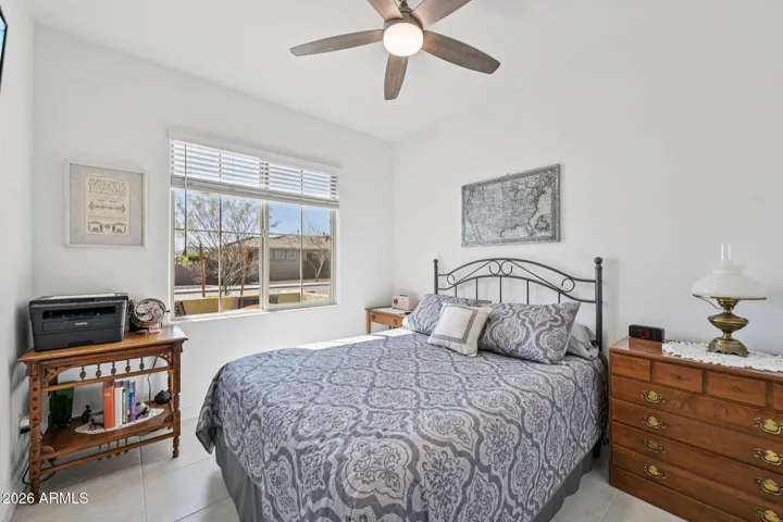 The guest bedroom.