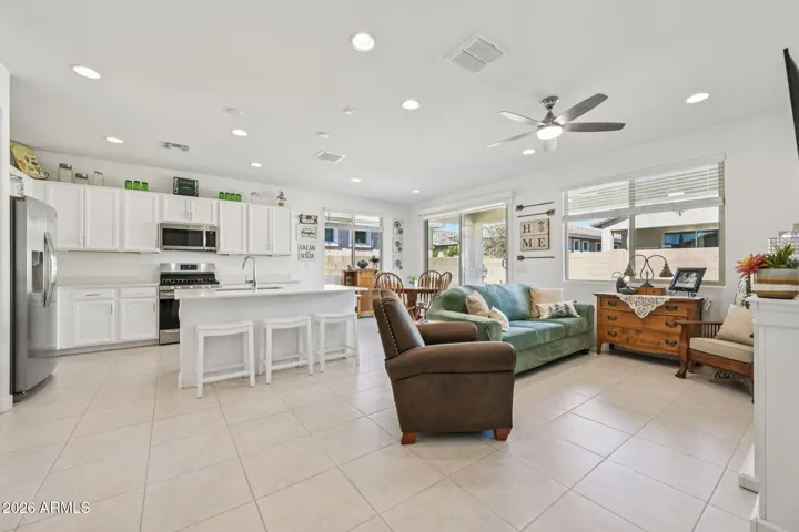 The family room.