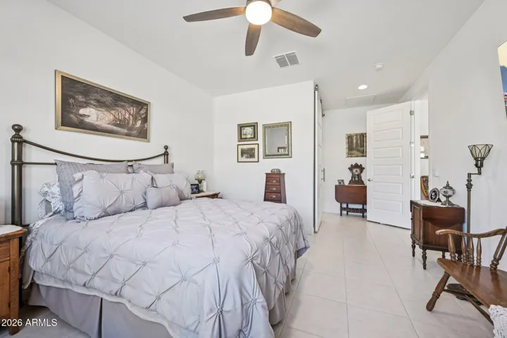 The master bedroom.