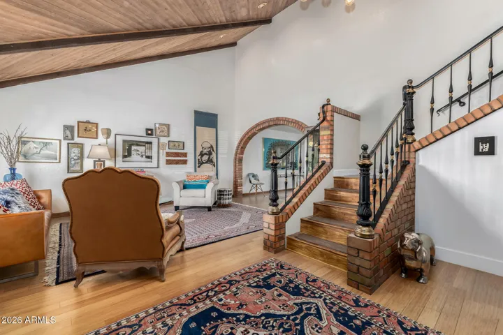 Formal dining/living room option.