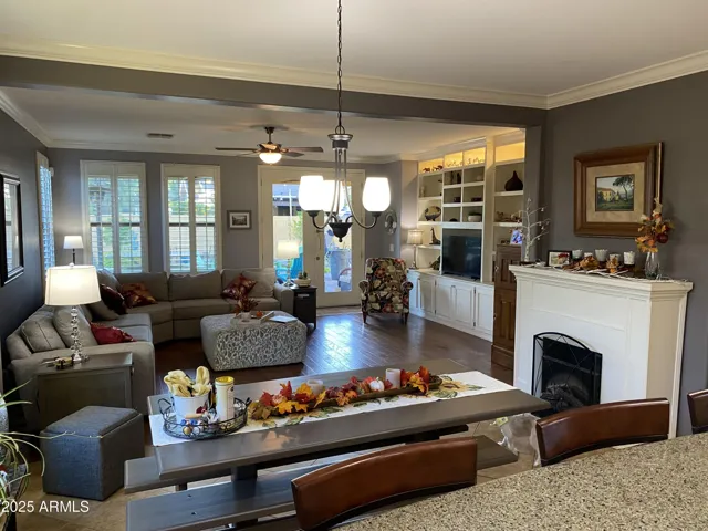 Built in Custom Cabinets in Family Room