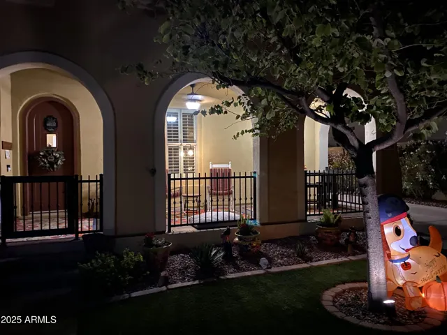 Porch at Night,Time for some Wine