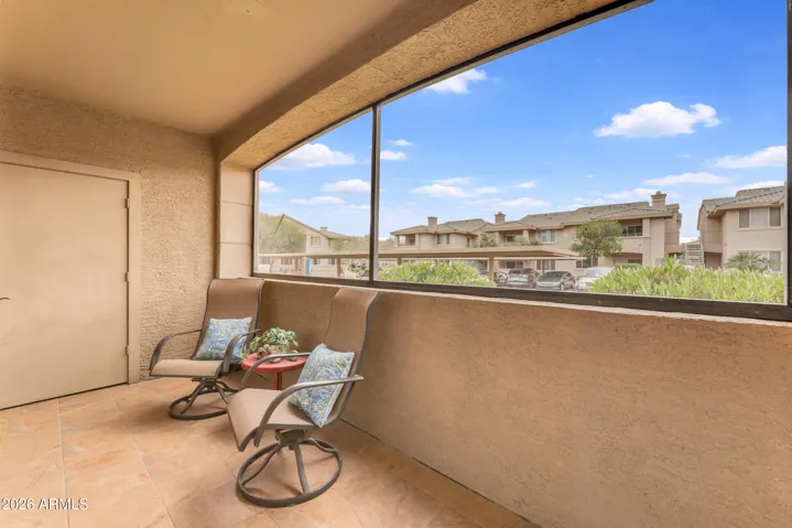 Screened-in patio view 2
