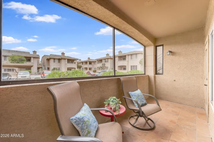 Screened-in patio