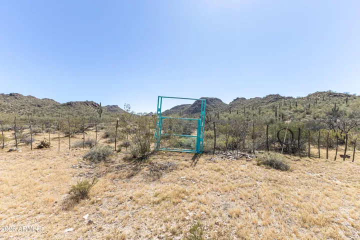Back Gate and Boundary Line into BLM Land