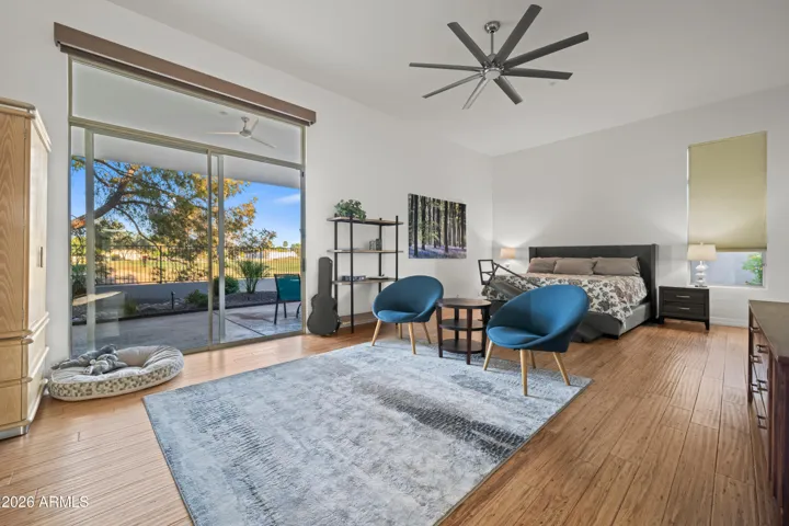 Large Scottsdale primary suite with generous layout, natural light, and private outdoor access. Designed for comfort with modern updates and relaxing atmosphere.