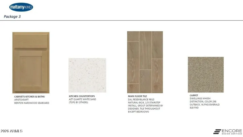 Interior Design Selections.