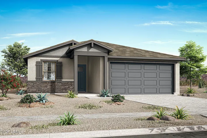 Rendering. Actual home color may vary.