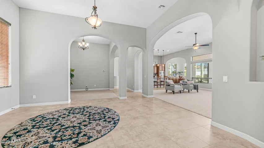 Gracefully Framed Arche Entryway