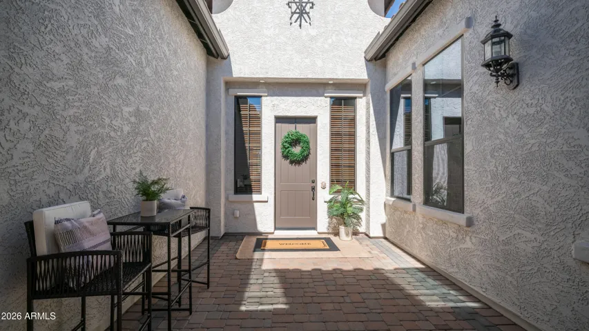 Secure and Sophisticated Courtyard Entrance