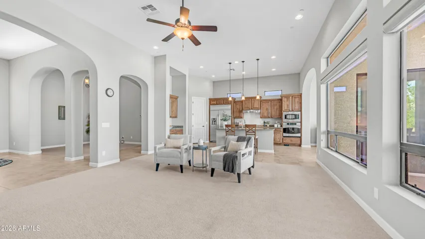 Soaring Vaulted Ceilings Surrounded by Natural Light