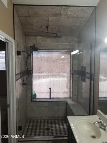 Remodeled primary shower
