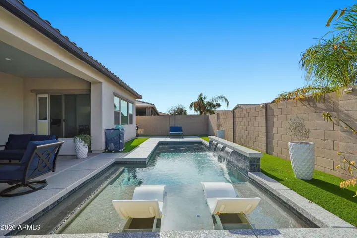 From the Front Entry to the Rear yard of this Eastmark Estate Series home, prepare to be impressed