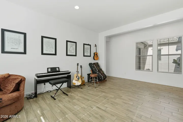 Whether for Music or an inhome office this space was custom designed
