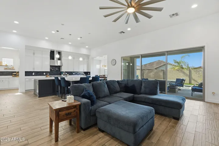 There isn't a need to desire anymore a large greatroom. This Eastmark home has a very large Greatroom