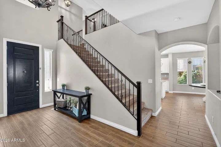 Oak and wrought iron