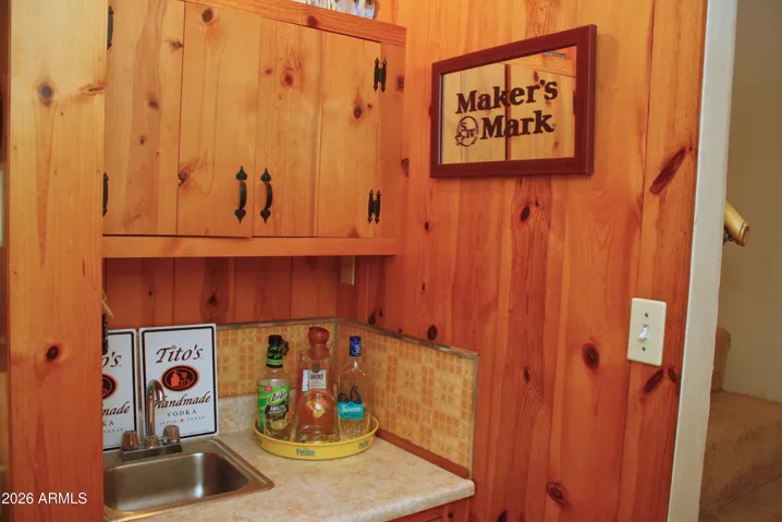 Wet Bar in Finished, Walk-out Basement