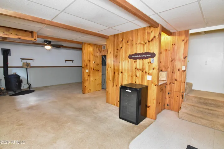 Finished Basement Family Room/ Guest Quarters