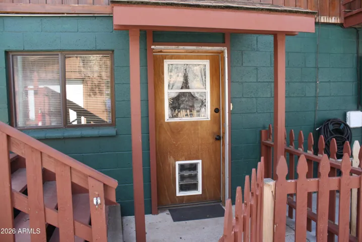 Entrance to finished basement