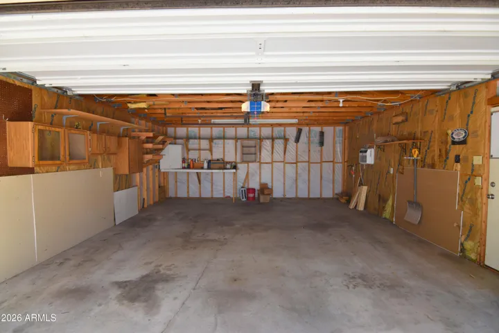 2 Car Garage with storage all around