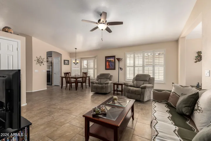 Living room with all included furniture.