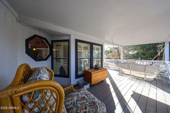 So much space to enjoy on your front deck!