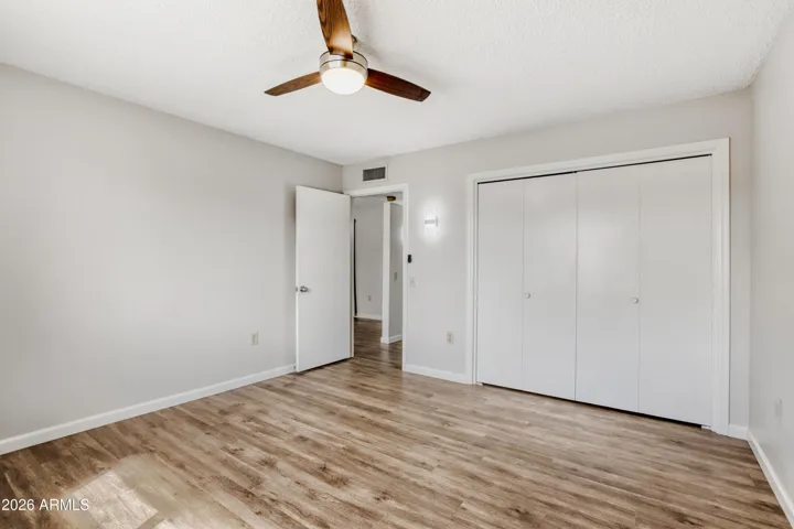 2nd BR is split and nice size closet.