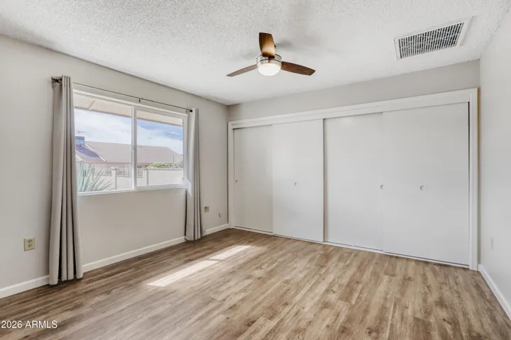 Master BR with lots of closet space and newer windows throughout