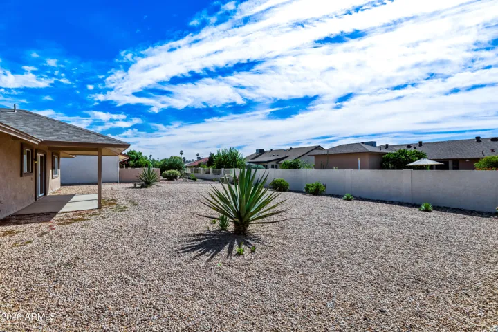 Minimal landscape for less to do or lots of room to add what you like!