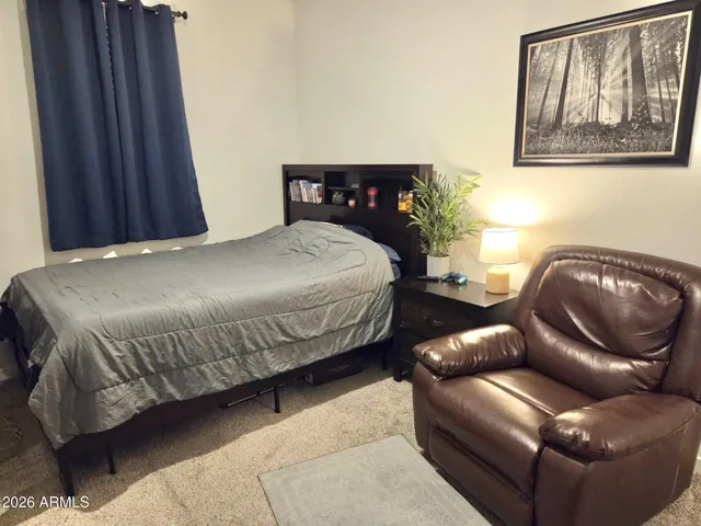 Front bedroom with its own full bath