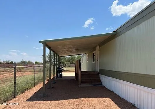 Front entrance carport