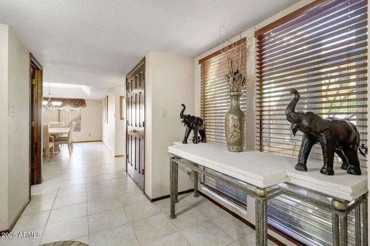 Large foyer greets you when you come in.