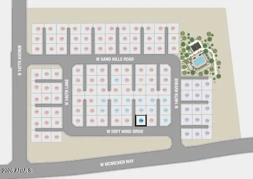 14624 W Soft Wind Drive - Community Site Map