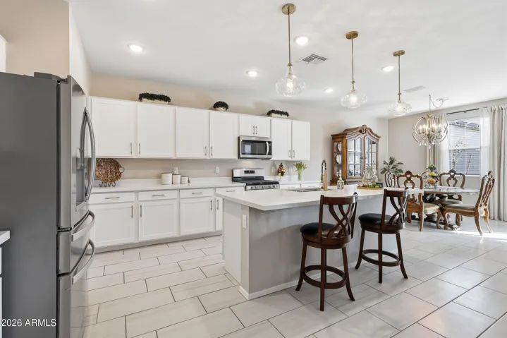 Extra counter space and a huge island - your inner chef is happy happy!